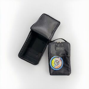 Vintage Conductor Series 15 CD Compact Disc Zipper Case Bag Black Tote Lot of 2